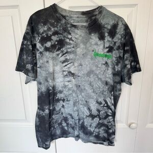 Goosebumps Black and Grey Tie-Dye T-Shirt MEDIUM